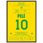 Pelé gewinnt seinen dritten WM-Titel 1970 gegen Italien