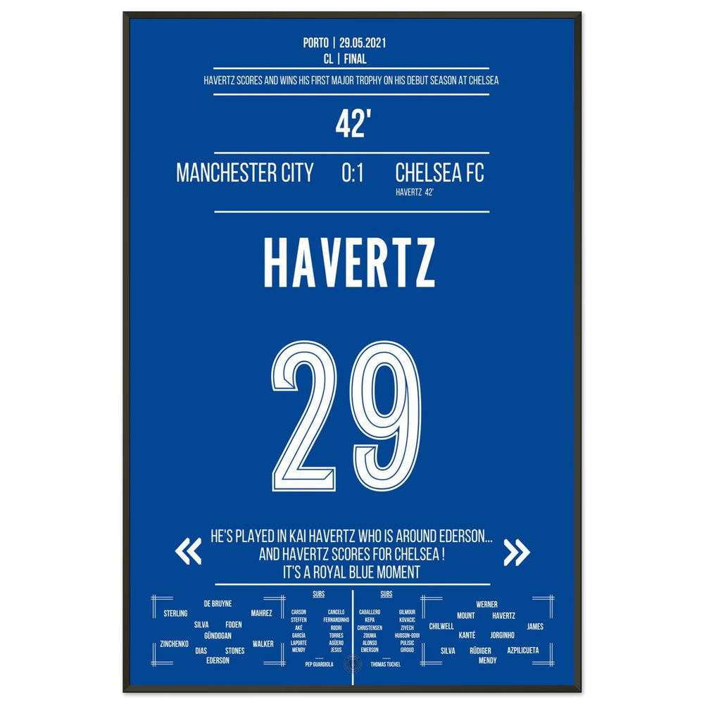 Finale inglese 2021 deciso dal gol di Kai Havertz