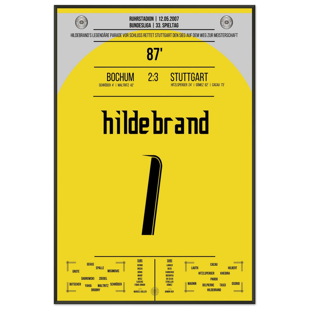Hildebrand's legendary save against Bochum in 2007