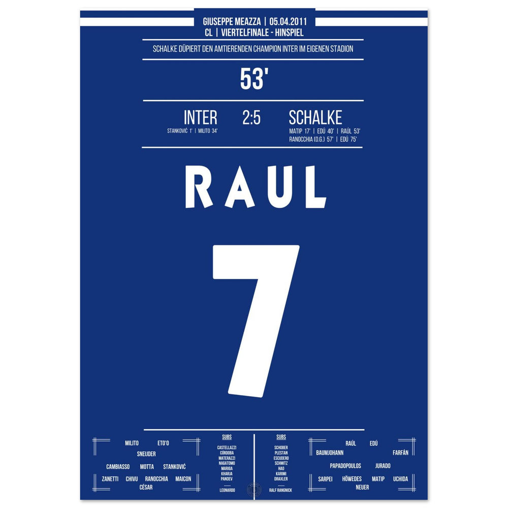 Raúl-brillante en la victoria de la gala contra el defensor del título Inter en los cuartos de final de 2011