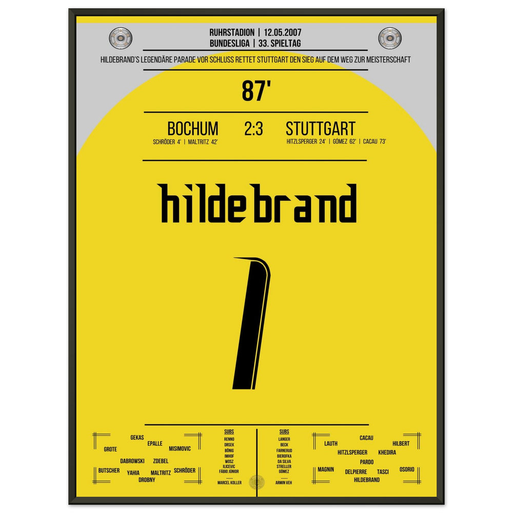 Hildebrand's legendary save against Bochum in 2007