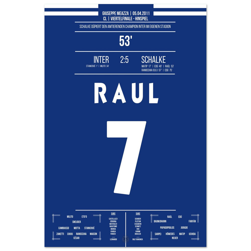 Raúl-brillante en la victoria de la gala contra el defensor del título Inter en los cuartos de final de 2011
