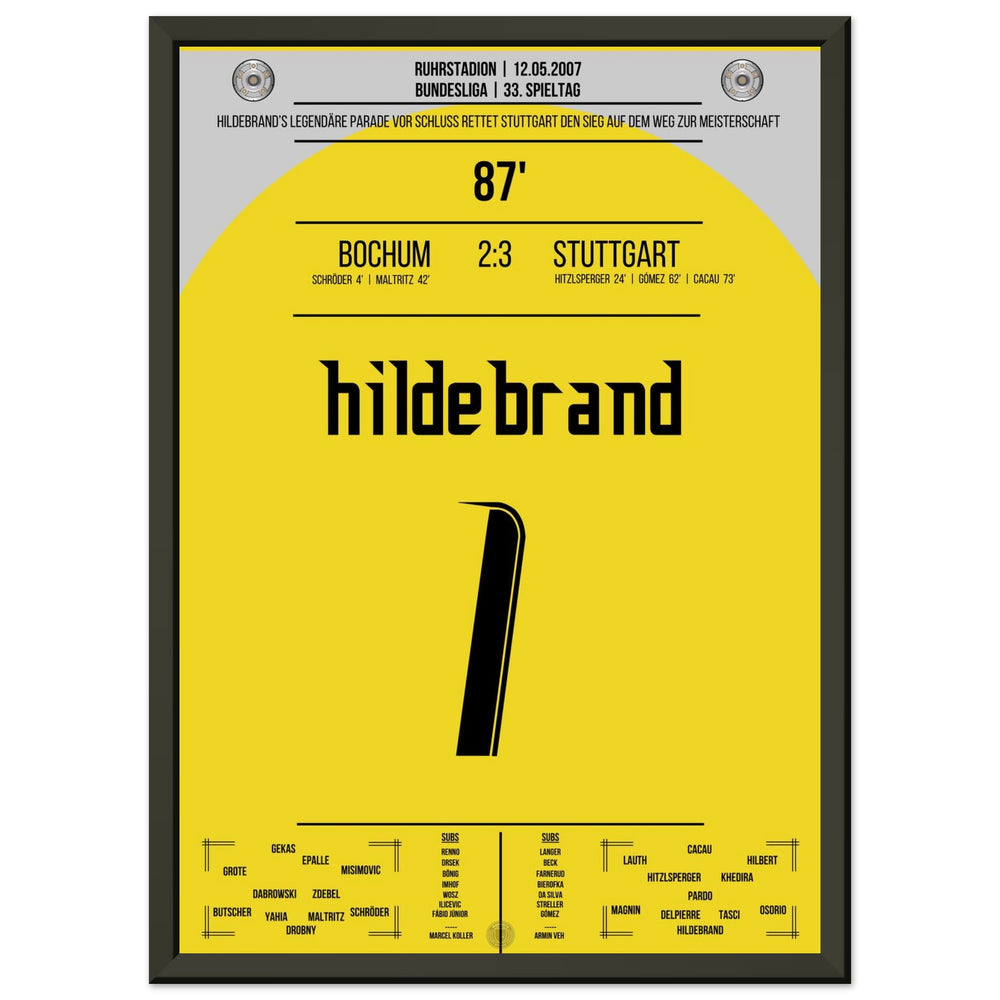 Hildebrand's legendary save against Bochum in 2007