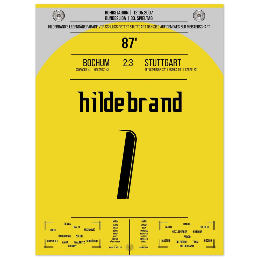 Hildebrand's legendary save against Bochum in 2007