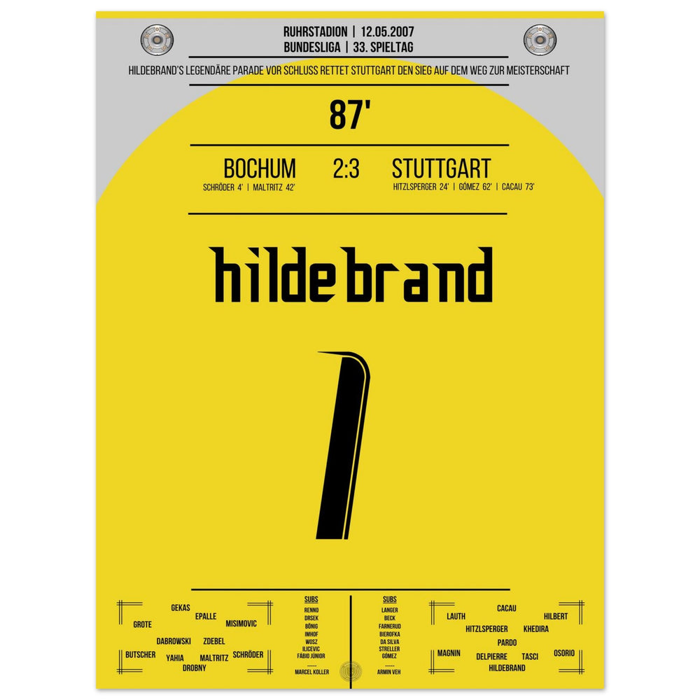 Hildebrand's legendary save against Bochum in 2007