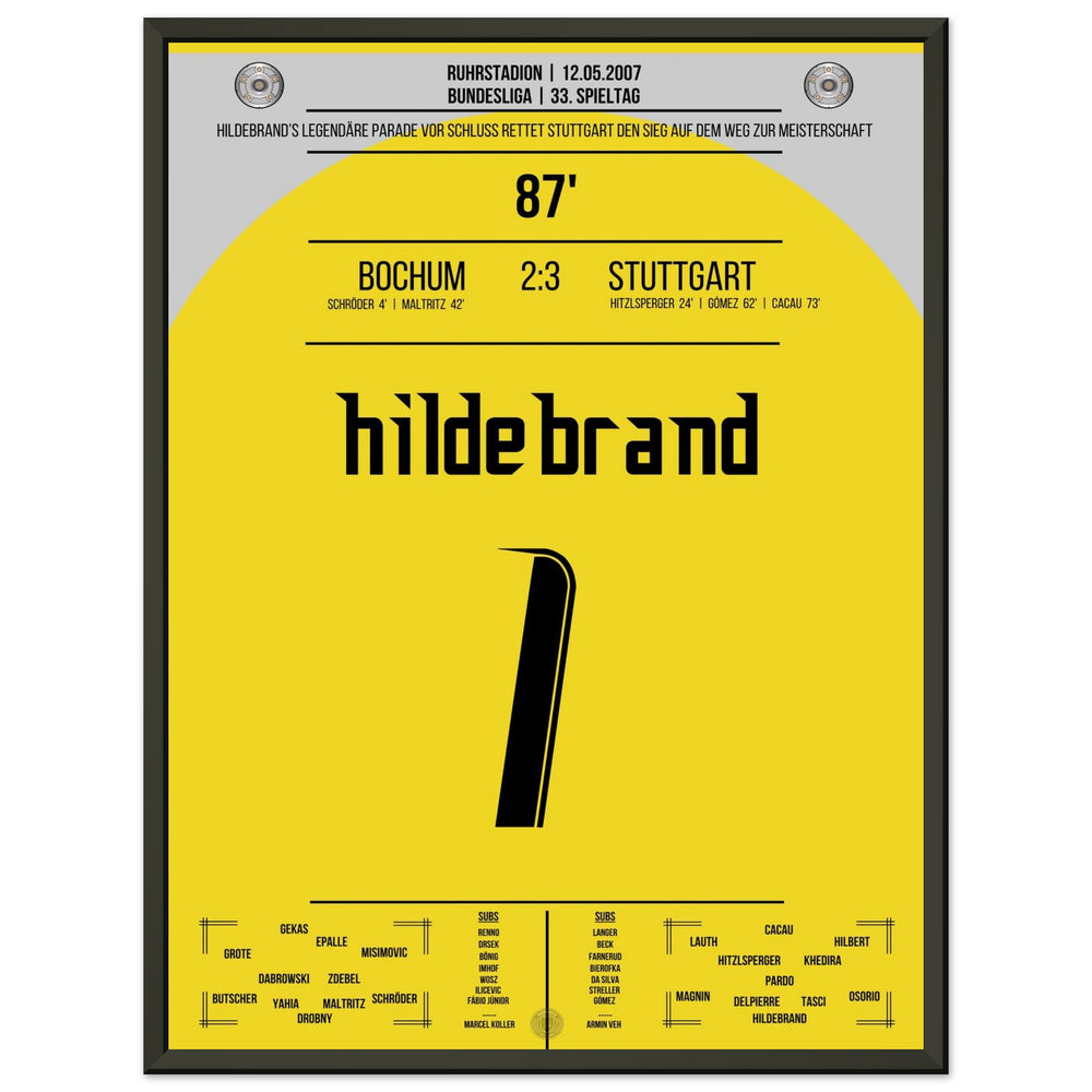 Hildebrand's legendary save against Bochum in 2007