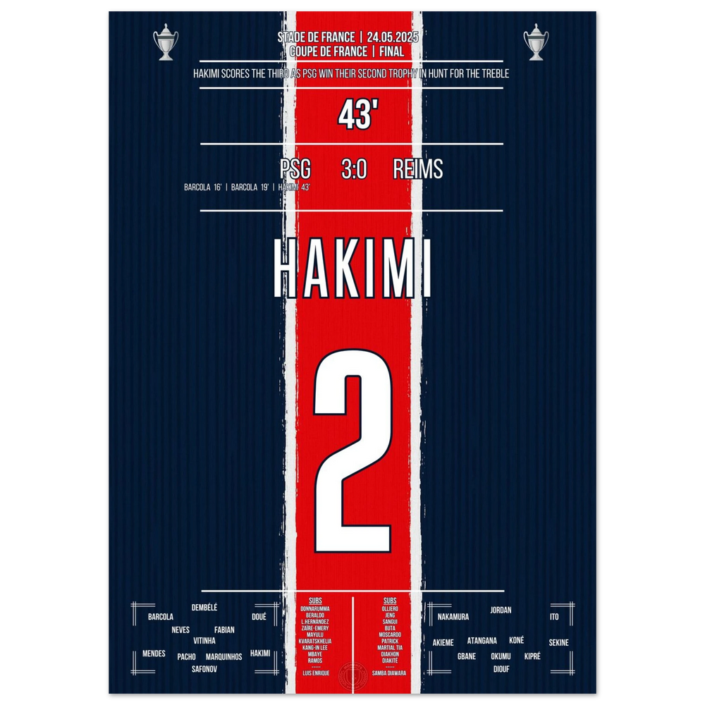 <tc>Hakimi marca y el PSG también gana la Copa de Francia.









</tc>