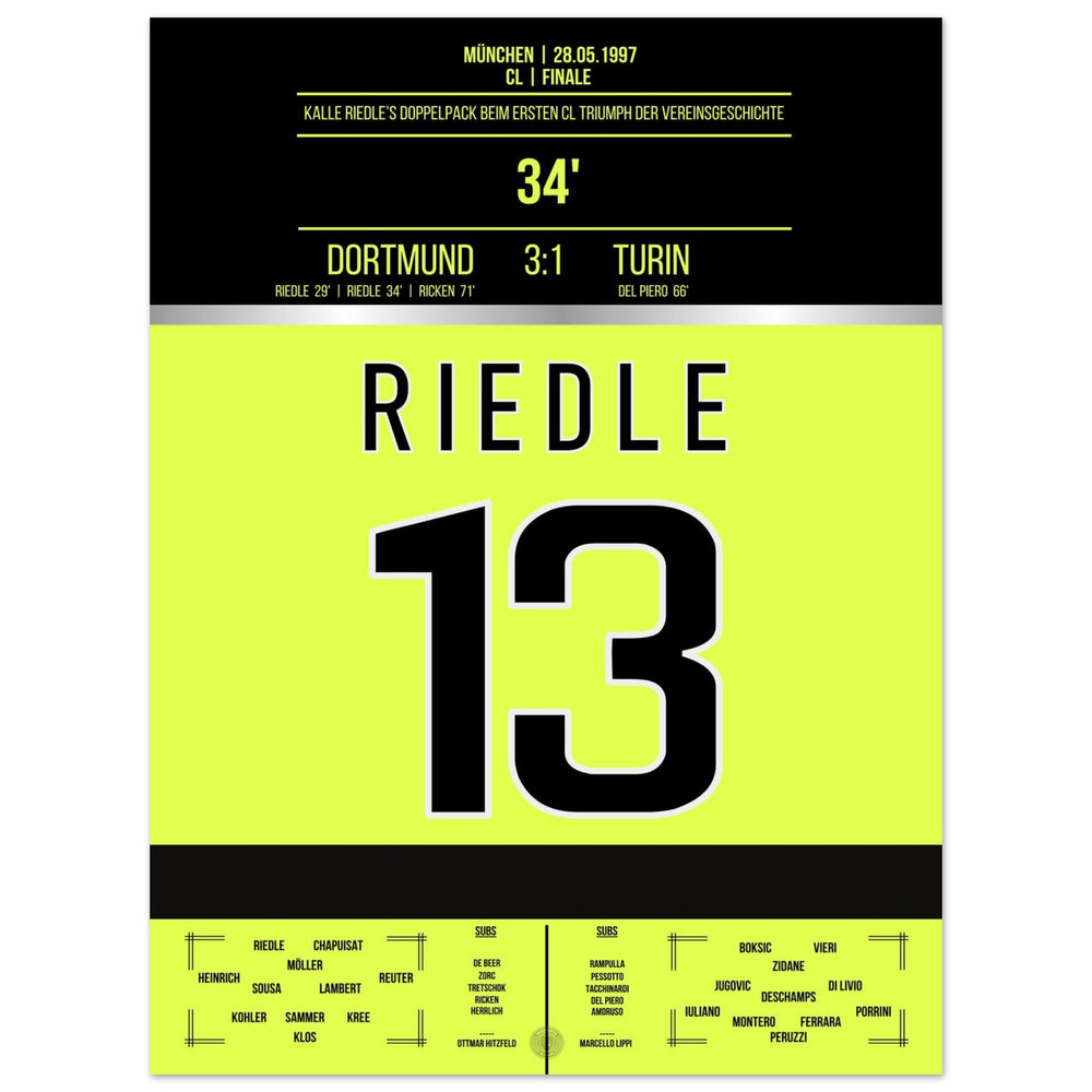 Riedle's Doppelpack im CL Finale 1997