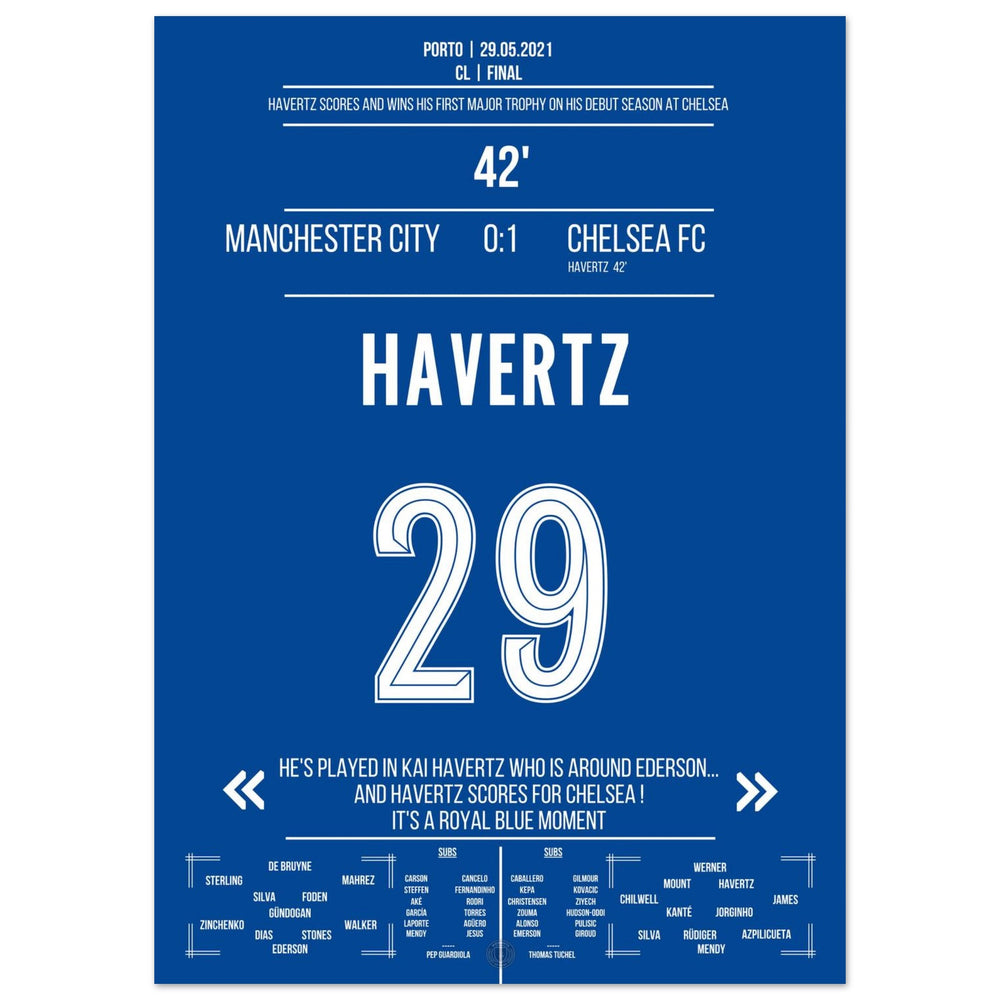 Finale inglese 2021 deciso dal gol di Kai Havertz