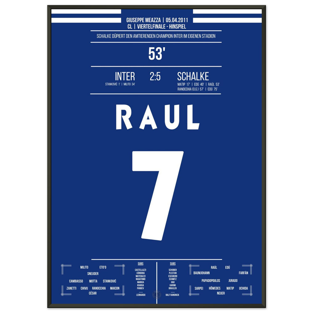 Raúl-brillante en la victoria de la gala contra el defensor del título Inter en los cuartos de final de 2011