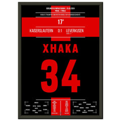 Xhaka's Traumtor bei Leverkusens erstem Double der Vereinsgeschichte