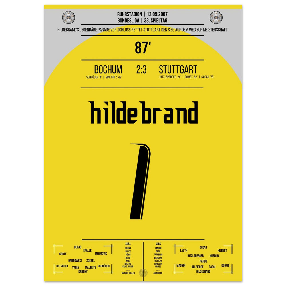 Hildebrand's legendary save against Bochum in 2007