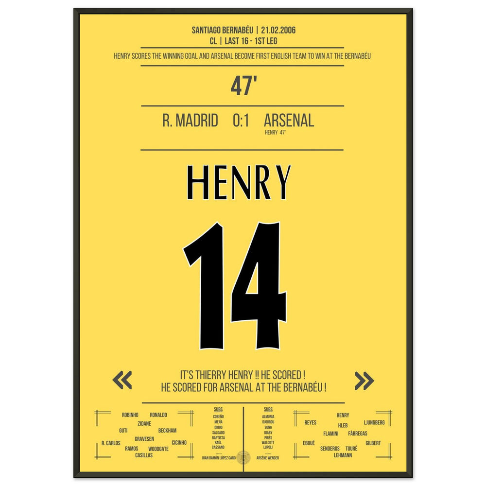 Gol solista leggendario di Thierry Henry al Bernabeu 2006
