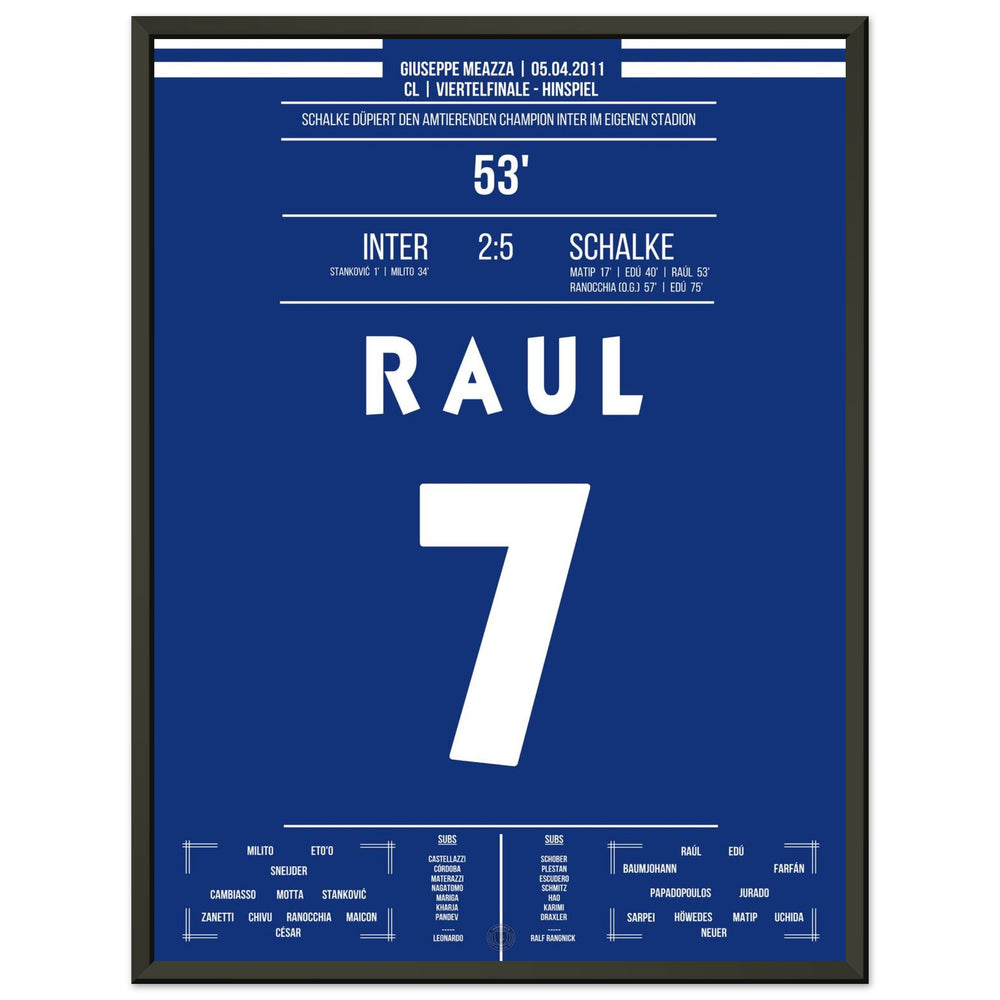 Raúl-brillante en la victoria de la gala contra el defensor del título Inter en los cuartos de final de 2011