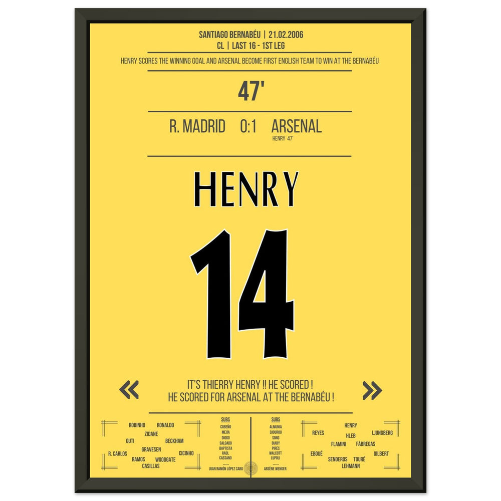 Gol solista leggendario di Thierry Henry al Bernabeu 2006