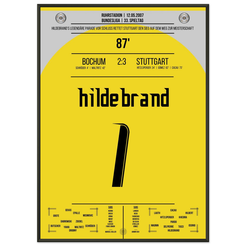 Hildebrand's legendary save against Bochum in 2007