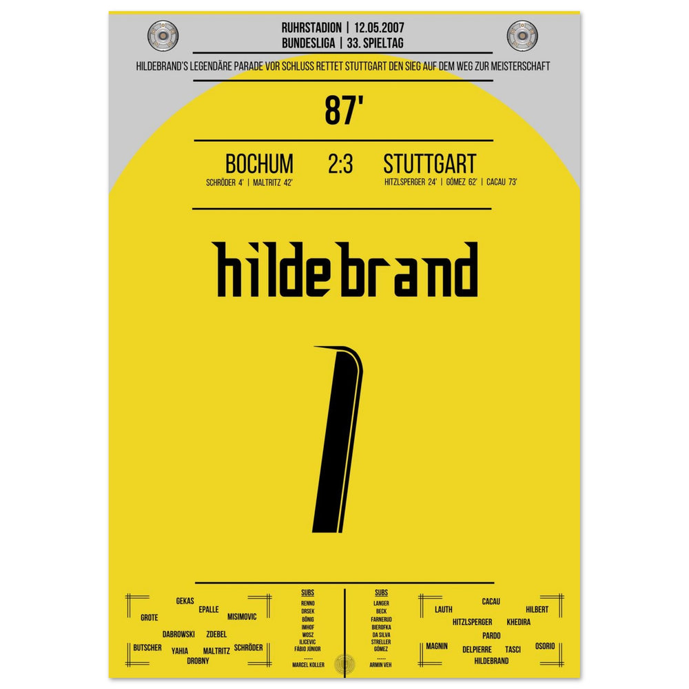 Hildebrand's legendary save against Bochum in 2007