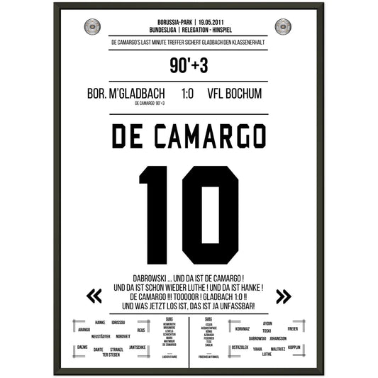 De Camargo marca y mantiene al Mönchengladbach en la Bundesliga.