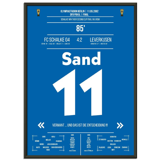 Ebbe Sand zum vierten! Zweiter Pokaltriumph in Folge in 2002 