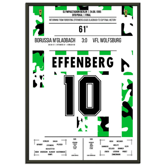 Effenberg zum 2:0 bei DFB Pokalsieg gegen Wolfsburg 1995 