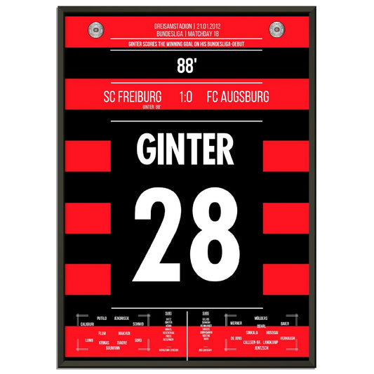 Ginter's Siegtreffer beim Bundesliga-Debüt 2012 