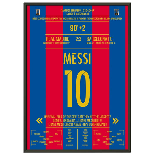 Messi mit legendärem Trikot-Jubel vor Real-Fans 