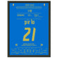 Pirlo's Traumpass durch die deutsche Defensive zum 1:0 durch Grosso 30x40-cm-12x16-Schwarzer-Aluminiumrahmen
