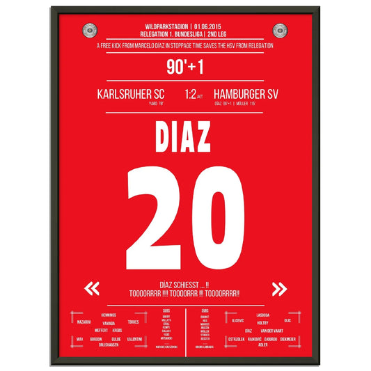 Rettung in allerletzter Sekunde! Diaz Freistosstor in der Nachspielzeit 2015 