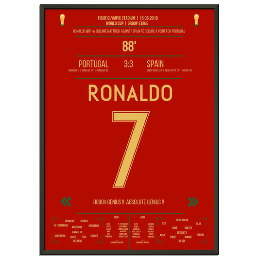 Ronaldos Hattrick sichert Portugal einen Punkt gegen Spanien bei der Weltmeisterschaft 2018 