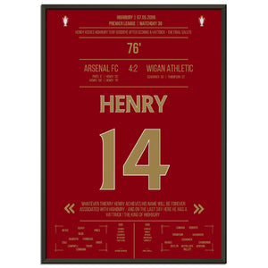 Thierry Henry Hattrick Last Game At Highbury Arsenal - Wigan - The Final Salute 