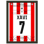 Xavi Simons mit Tor und Assist beim Heimsieg gegen Ajax 2023 A4-21x29.7-cm-8x12-Schwarzer-Aluminiumrahmen