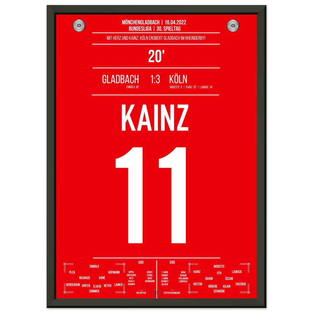 Victoria del Derby de Colonia en Mönchengladbach, temporada de Bundesliga 2021/22