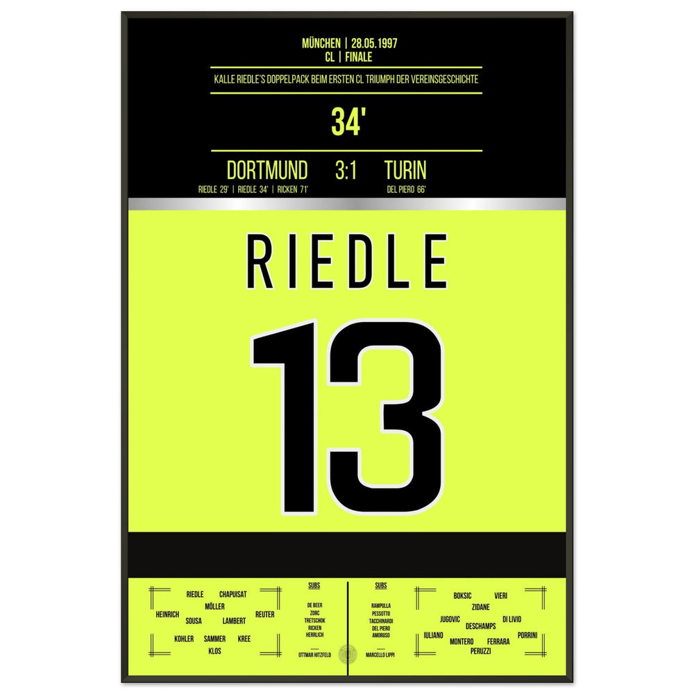 Riedle's Doppelpack im CL Finale 1997