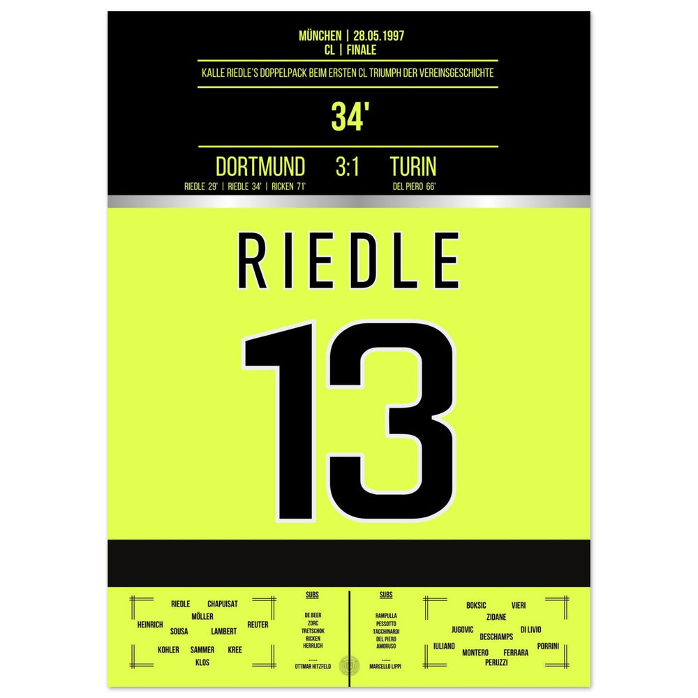 Riedle's Doppelpack im CL Finale 1997