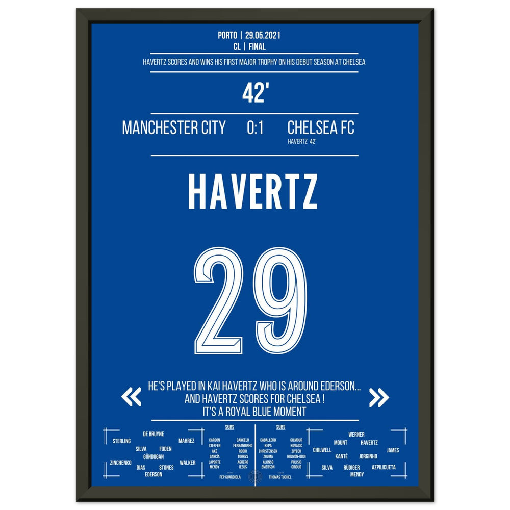 Finale inglese 2021 deciso dal gol di Kai Havertz