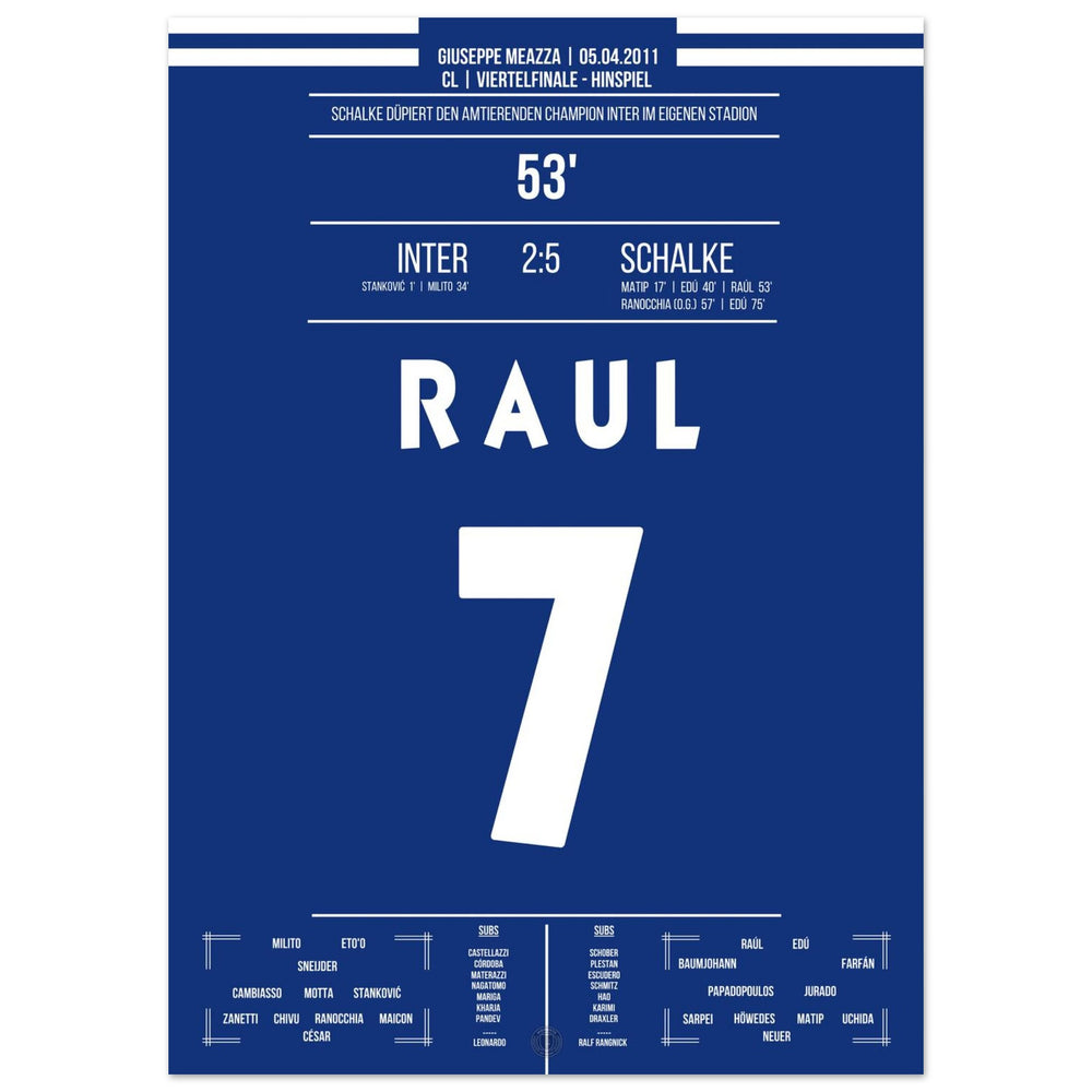 Raúl-brillante en la victoria de la gala contra el defensor del título Inter en los cuartos de final de 2011