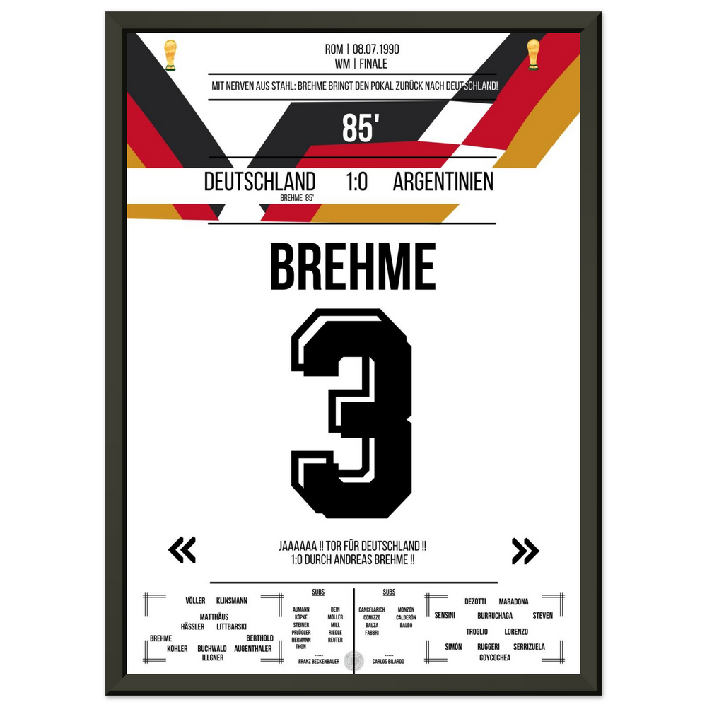 Brehme's penalty against Argentina in the 1990 World Cup final
