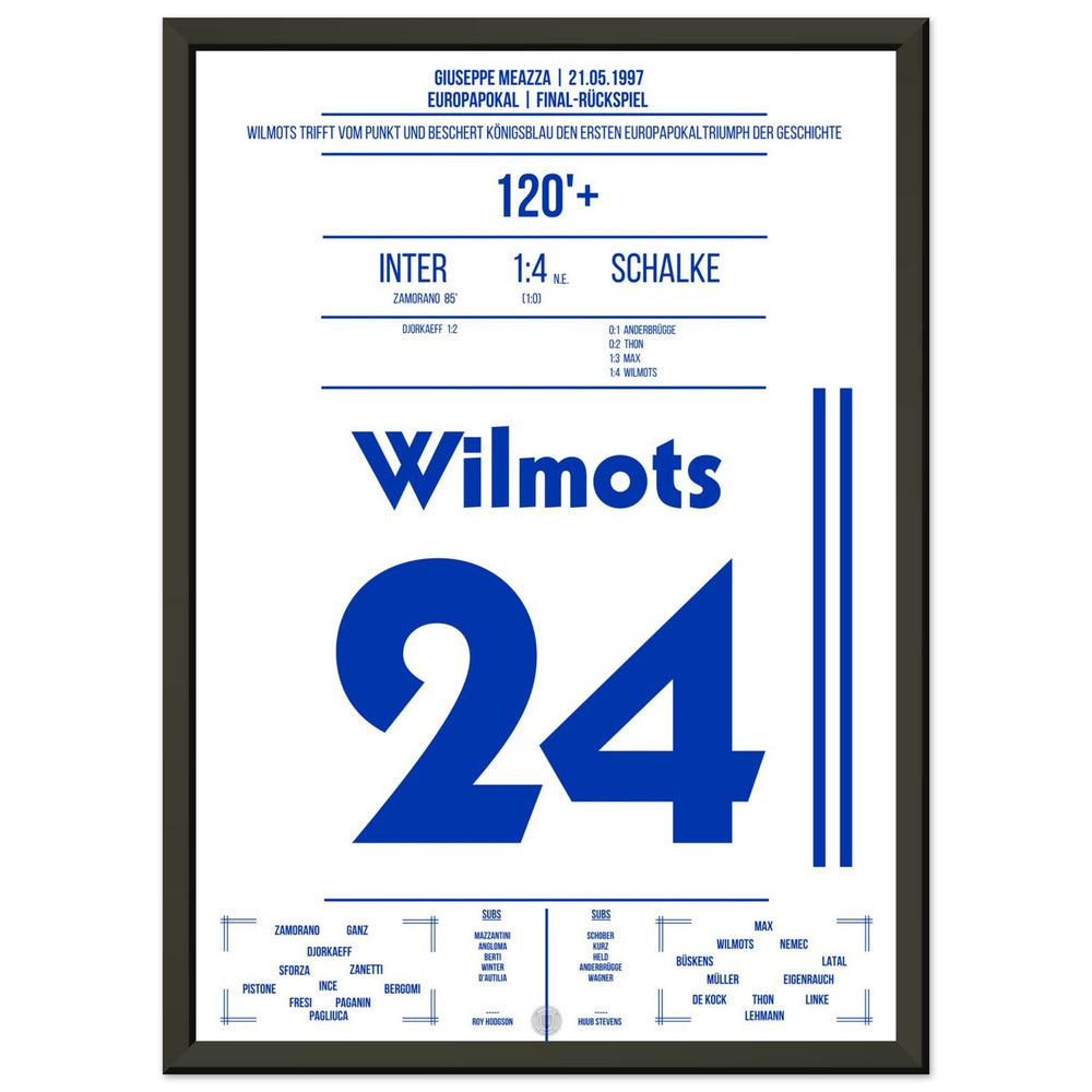 Marc Wilmots verwandelter Elfmeter im Finale 1997 gegen Inter