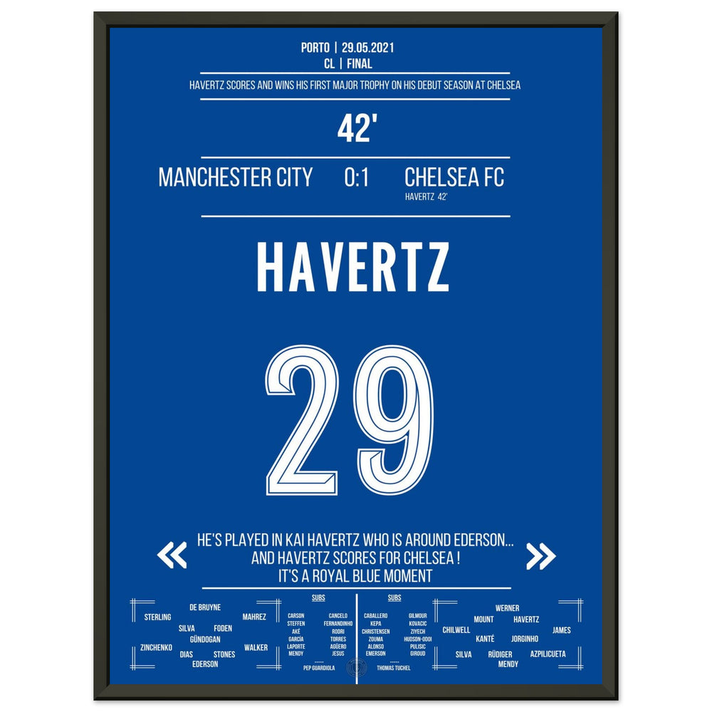 Finale inglese 2021 deciso dal gol di Kai Havertz