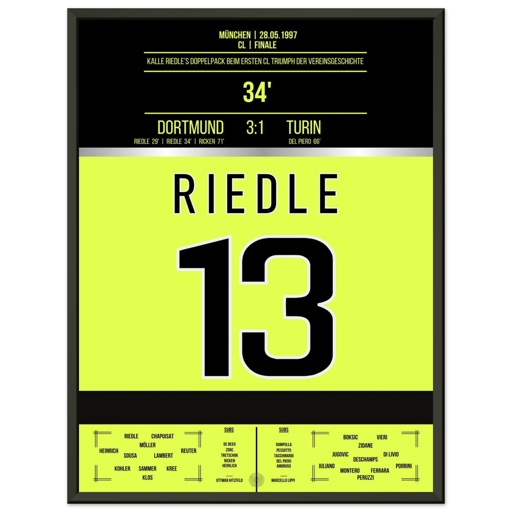 Riedle's Doppelpack im CL Finale 1997