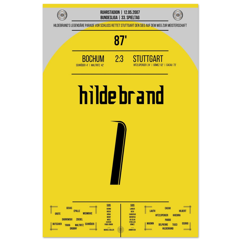 Hildebrand's legendary save against Bochum in 2007