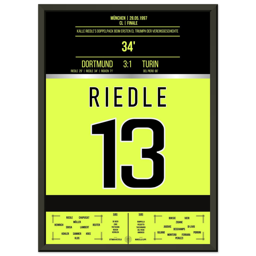 Riedle's Doppelpack im CL Finale 1997