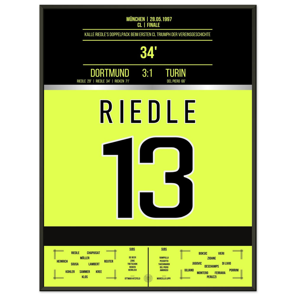 Riedle's Doppelpack im CL Finale 1997