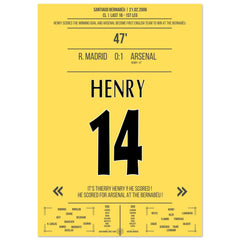 Gol solista leggendario di Thierry Henry al Bernabeu 2006
