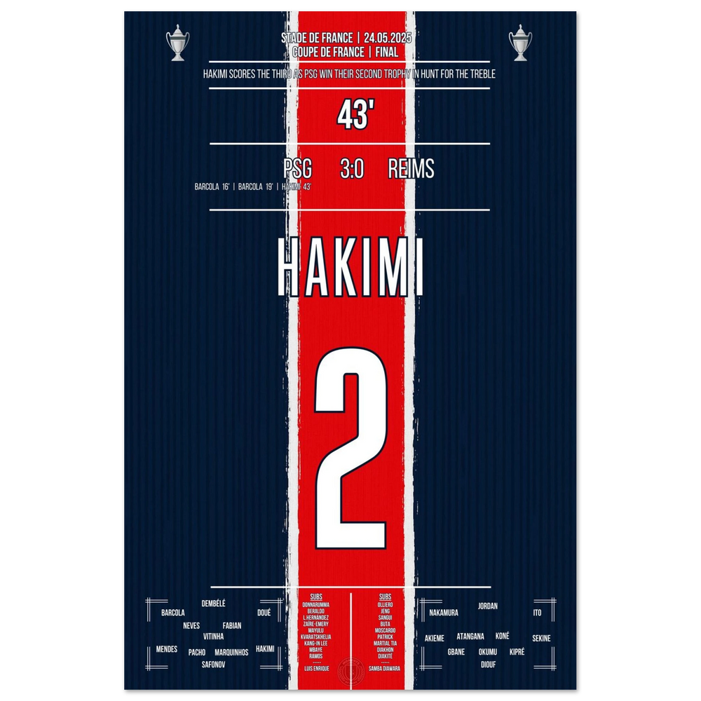 <tc>Hakimi marca y el PSG también gana la Copa de Francia.









</tc>