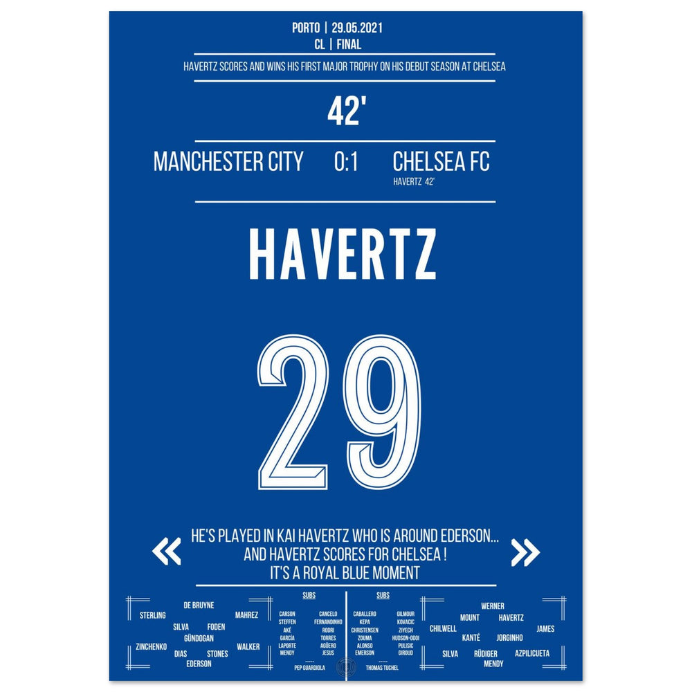 Finale inglese 2021 deciso dal gol di Kai Havertz