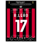 Man Of The Match Performance von Rafael Leão im Derby gegen Inter 30x40-cm-12x16-Ohne-Rahmen