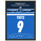 Darmstadt's Wiederaufstieg in die Bundesliga in 2023 30x40-cm-12x16-Schwarzer-Aluminiumrahmen