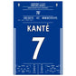 Kanté's Solo-Tor bei Mourinho's Albtraum-Rückkehr an die Stamford Bridge 60x90-cm-24x36-Ohne-Rahmen