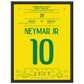 Neymar erzielt seinen ersten Treffer bei einer Weltmeisterschaft in 2014 30x40-cm-12x16-Schwarzer-Aluminiumrahmen